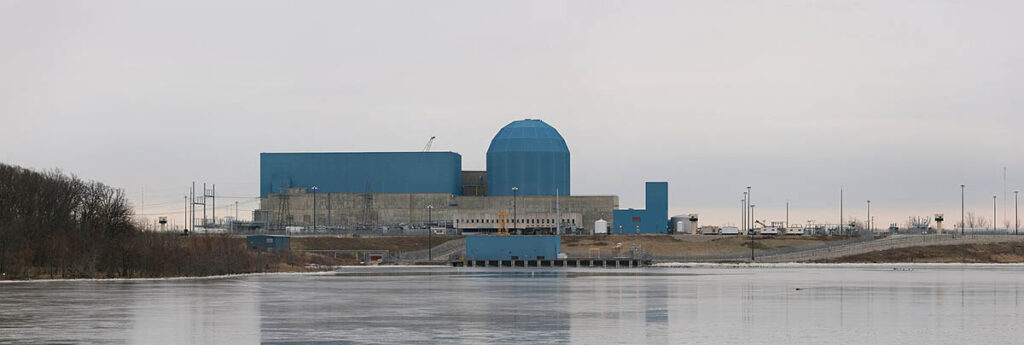 Kärnkraftverket i Clinton, Illinois, som Meta köper el från via ett 20-årigt avtal med Constellation Energy för att driva sina AI-datacenter